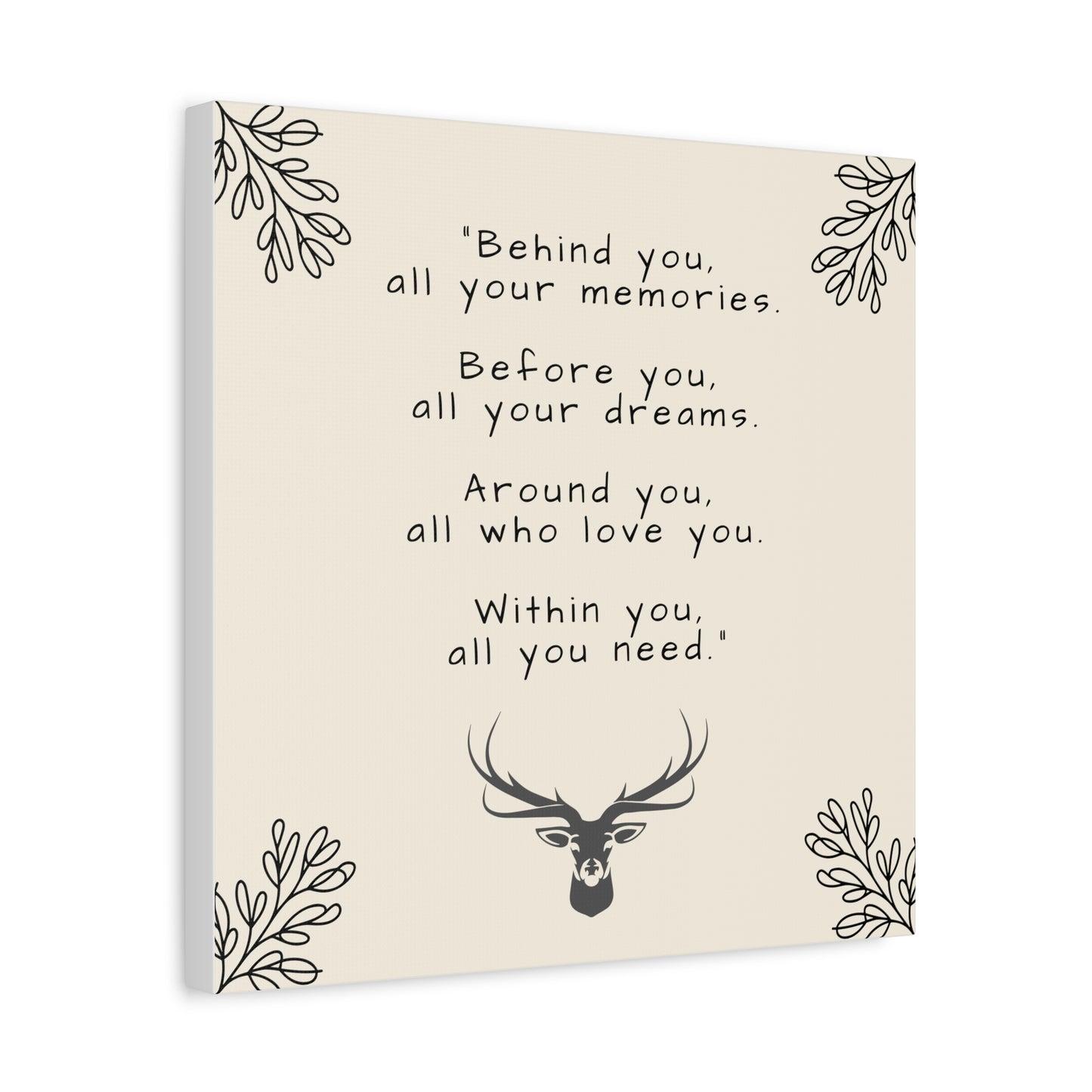 "All You Need" Canvas